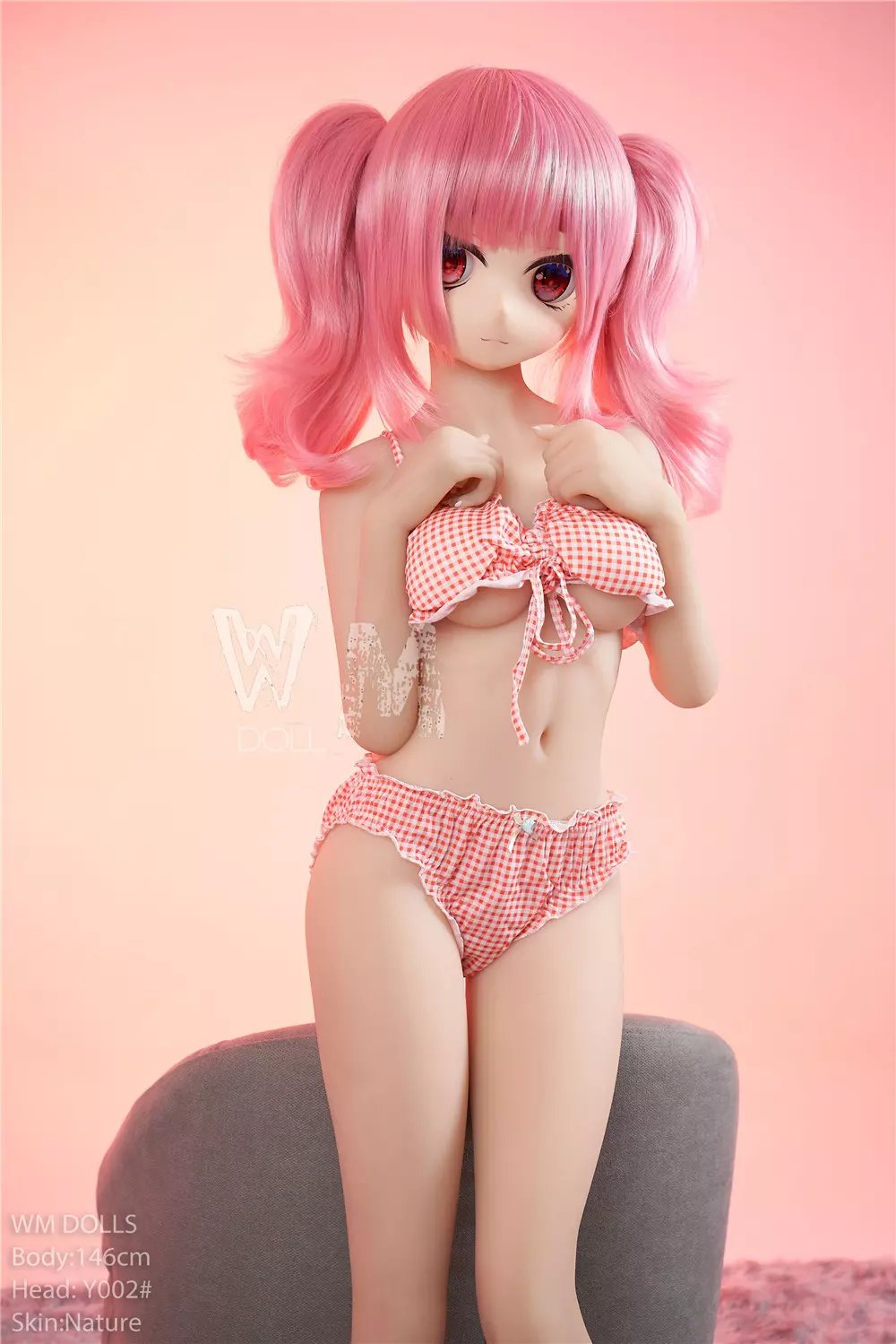 WM S-TPE 146cm Anime TPE Sex Doll with PVC Head #Y003